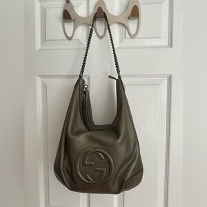 GUCCI Soho Hobo Leather Bag